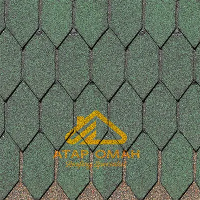 Tarkey-Atap-Aspal-Bitumen-made-in-USA-warna-Forest-Green-ATAPOMAH