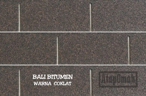 contoh warna atap bitumen aspal merk bali bitumen coklat T